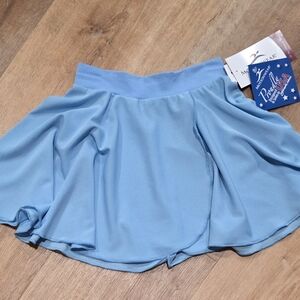 Motionwear Light Blue Dance Skirt - Child M (058)